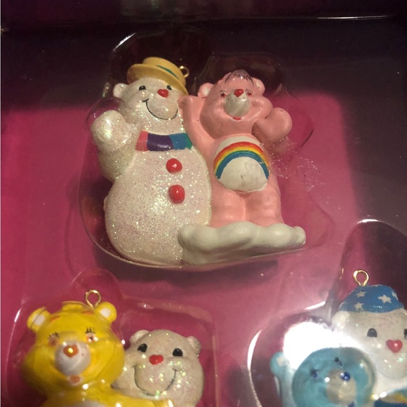 Care Bears Christmas Holiday Set Snow Bear Cheer Funshine  Heirloom Collection - Picture 4 of 5